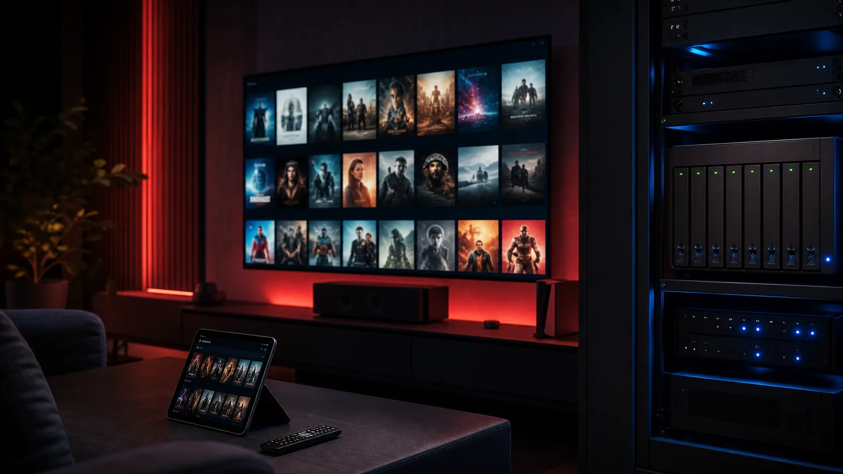 Home media streaming setup